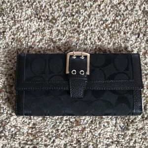 Black Coach Wallet